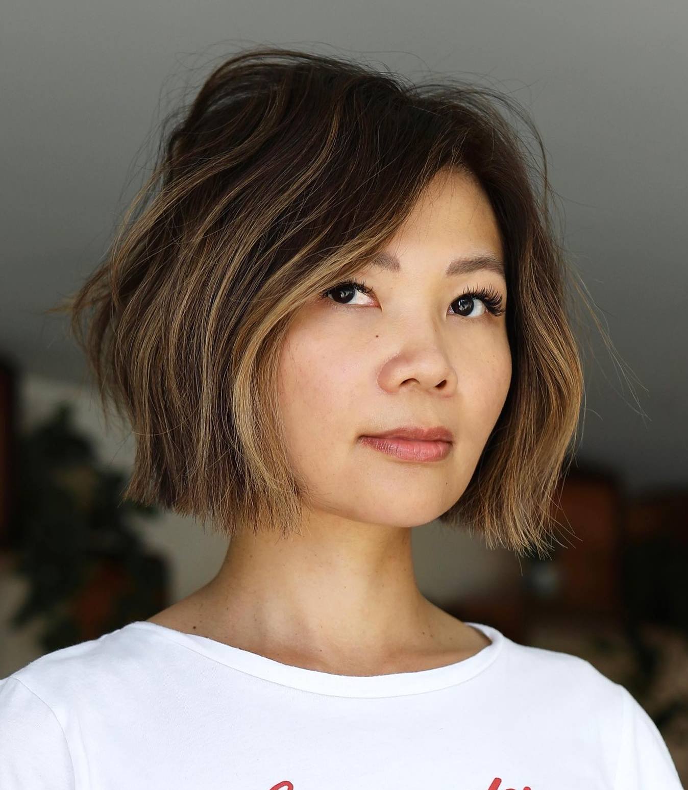 Asian Chin-Length Blunt Bob